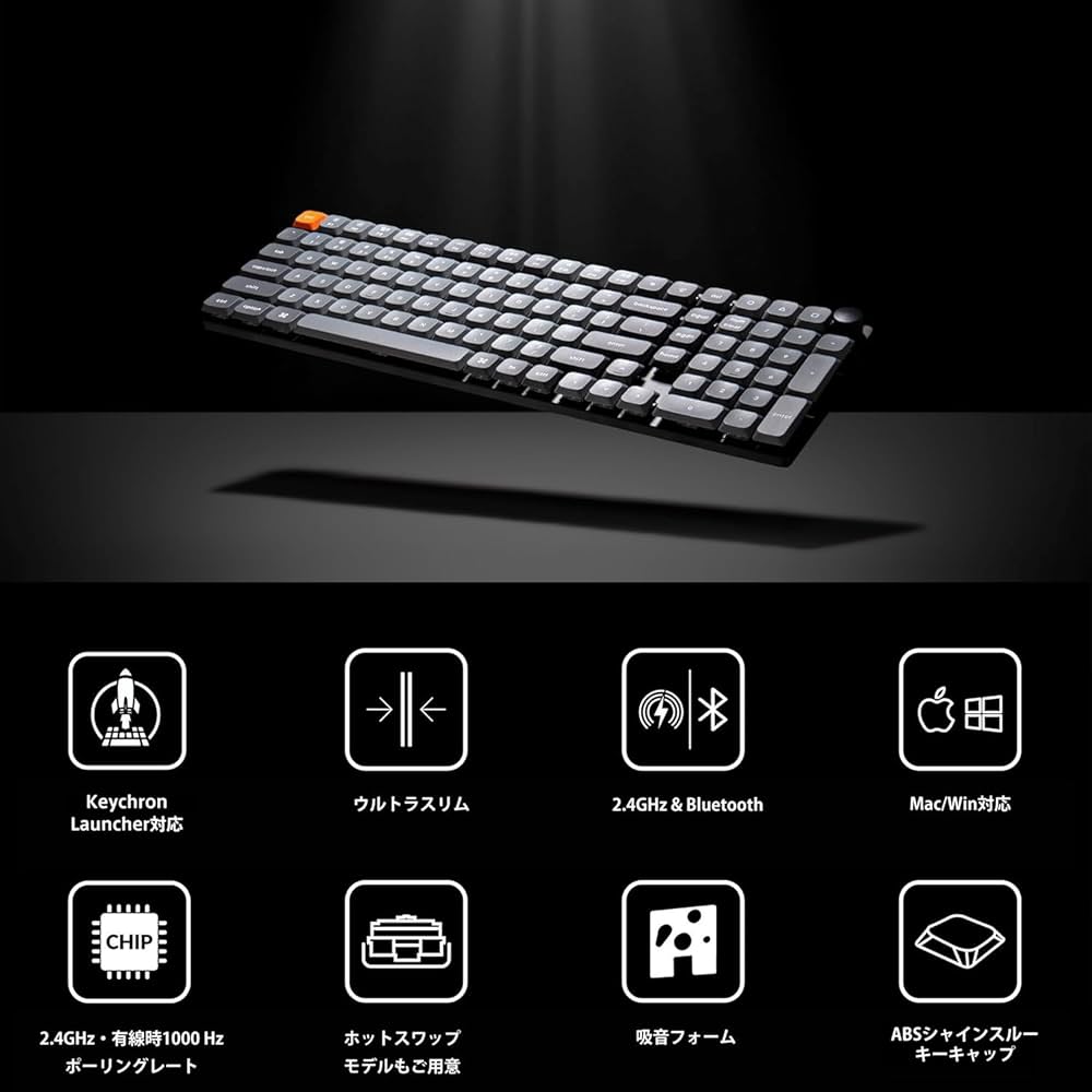 Keychron キークロン K17 Max RGB - JIS配列 赤軸 楽天市場】【スーパーSALE☆300円OFFクーポン対象】 Keychron